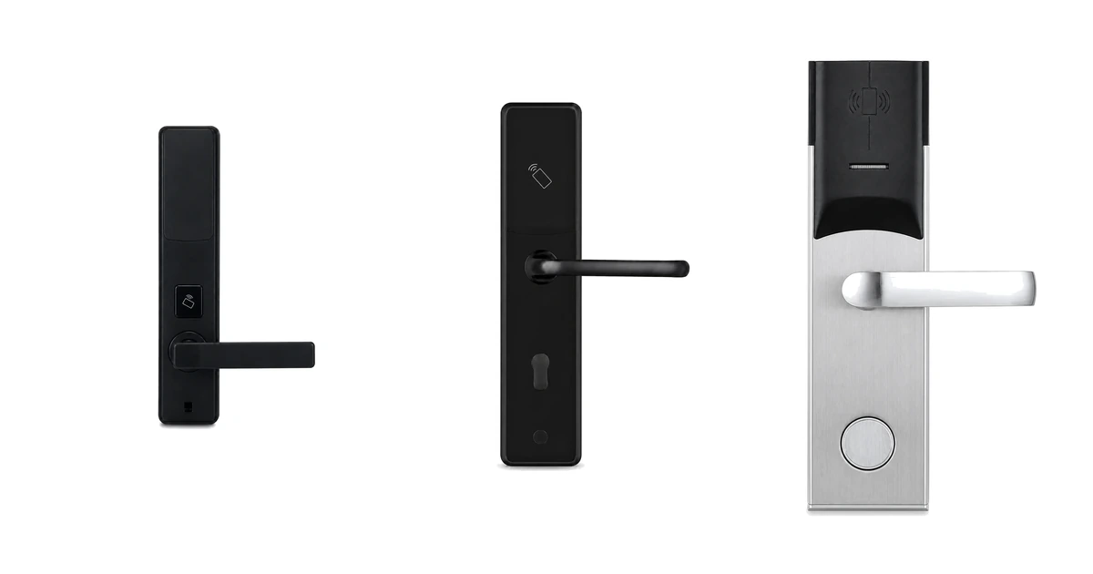 C17, 8078-MF and LS-8088 hotel RFID door locks from the SmartLockOne catalogue